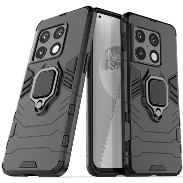 OnePlus 10 Pro Stöttåligt Skal med Ringhållare ThinArmor Black