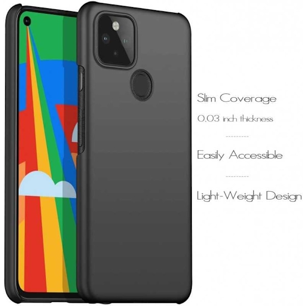 Google Pixel 4a 5G Ultratunt Mattsvart Skal Basic V2 Svart