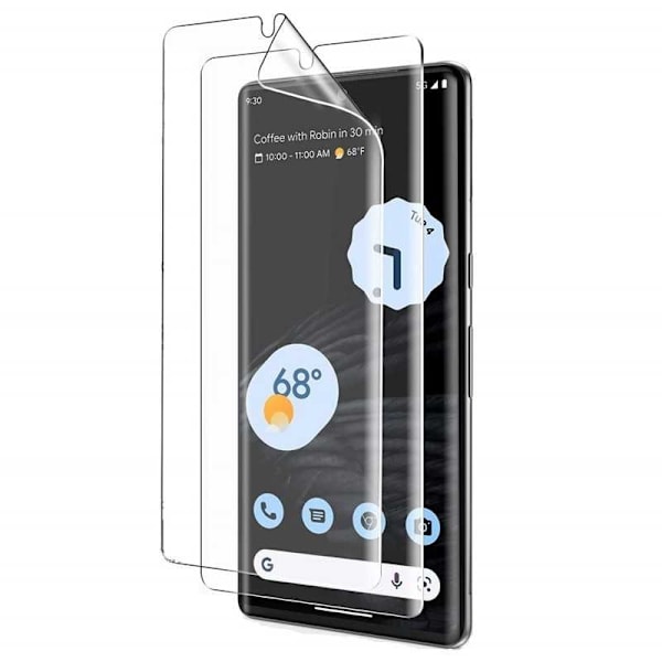 3-PAKKAUS Google Pixel 7A Premium CrystalClear näytönsuoja Transparent
