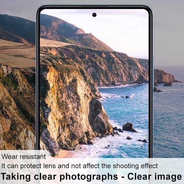 2-PACK Redmi Note 12 4G Skydd Linsskydd Kameraskydd Transparent