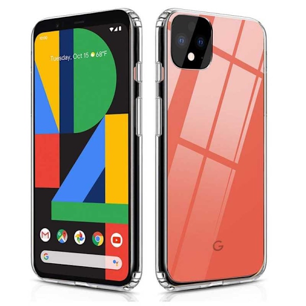 Google Pixel 4 XL stødabsorberende blødt etui Enkelt Transparent