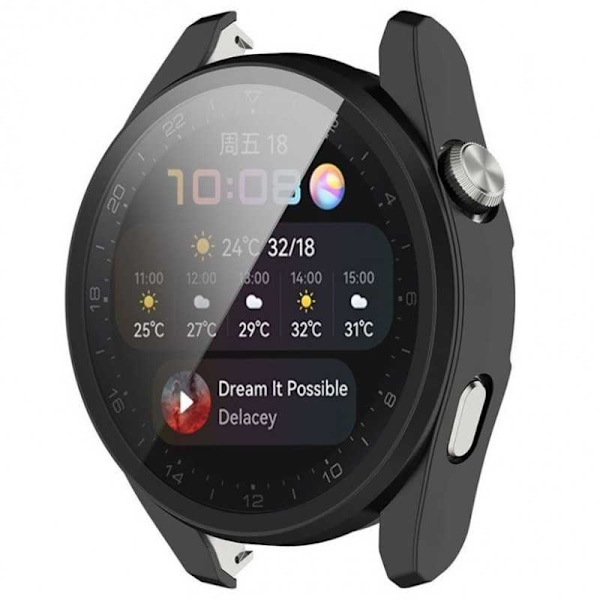 Full Cover Huawei Watch 3 Pro 48mm 9H hærdet glas Transparent