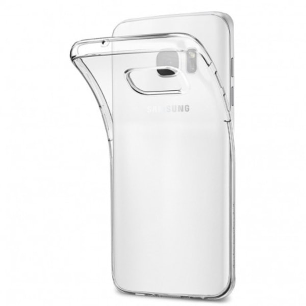 Samsung S7 Edge Stötdämpande Silikon Skal Simple® Transparent