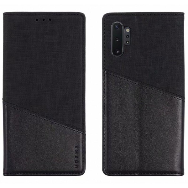Samsung Note 10 Plus elegant etui i PU-læder med RFID-blok Black