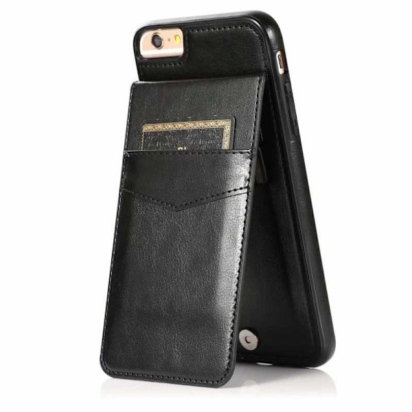 iPhone 7 / 8 / SE (2020&2022) Mobilskal Korthållare 5-FACK Retro V3 Rosenguld