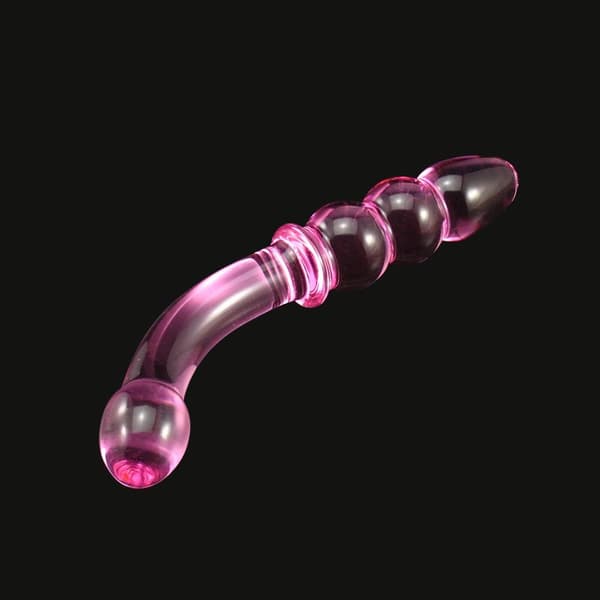 Analplugg i glas för prostatamassage och G-punktsstimulering
