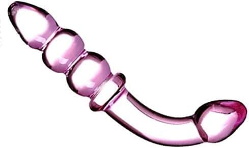 Analplugg i glas för prostatamassage och G-punktsstimulering