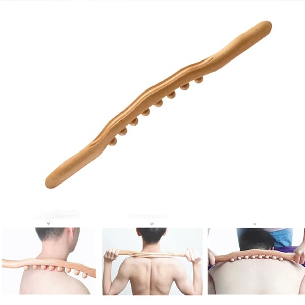 Träterapi Massagerulle Böjd Designad Maderoterapia Colombiana Massageapparat Lymfdränage Triggerpunktssticka~06398