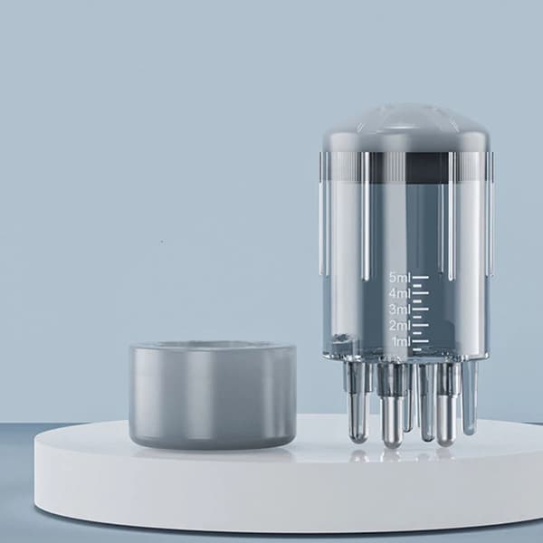 Mini Flytande Hårbottenapplikator Hårkam Hårbottenbehandling Eterisk Olja Hårmassage Hårväxtserum~04693