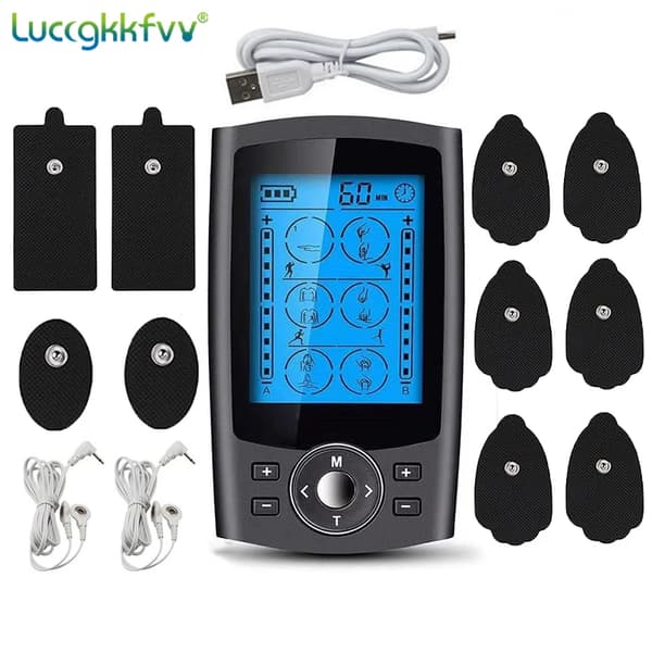 Tens Muskelstimulator 36-läges Elektrisk EMS Akupunktur Kroppsmassage Digital Terapi Slimming Machine Elektrostimulator~03389
