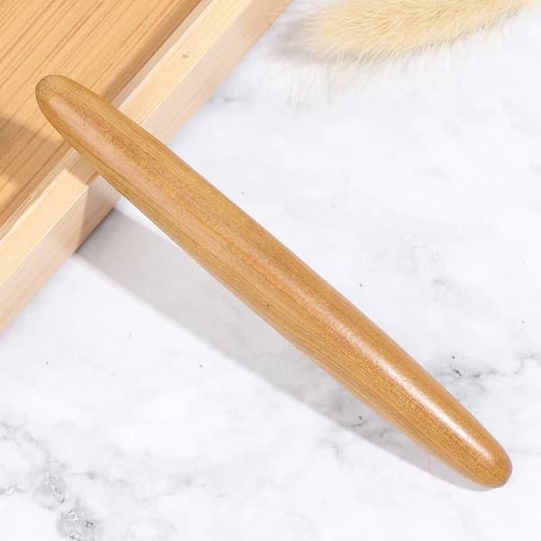 Kropp Nacke Avslappning Blodcirkulation Trä Massageapparat Triangel Doftande Trä Reflexologi SPA Terapi Verktyg~00366