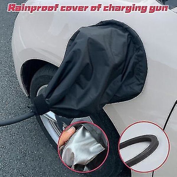 Regnskydd för elfordon Bil Fyrkantig Utomhus Ev Auto Laddare Port Skydd 1