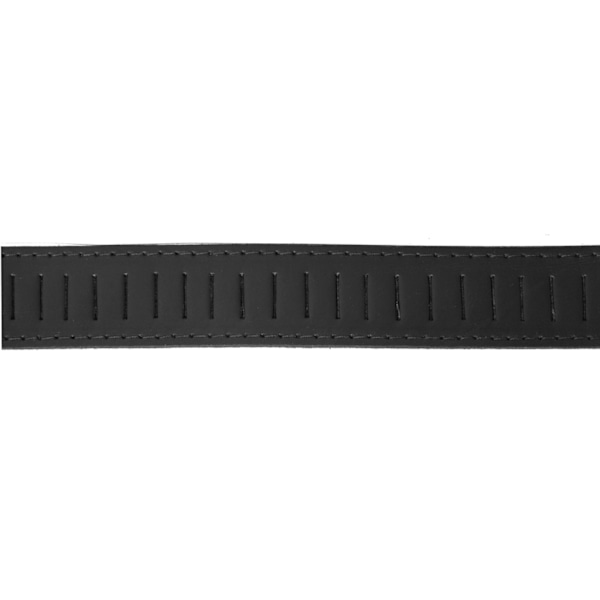 Svart 35mm jeansbälte i kalvskinn 250 85 cm
