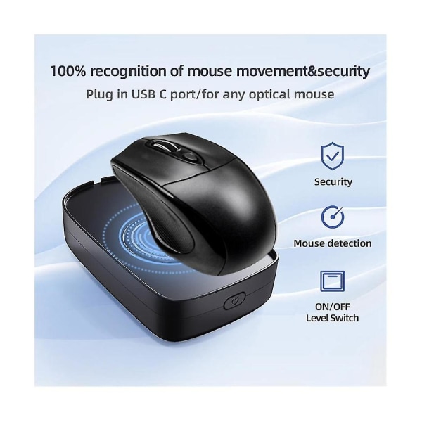 Mover Mouse Movement Simulator med på/av-knapp för datoruppvakning, håller datorn A