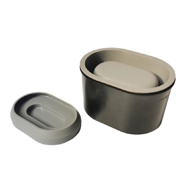 Betong Blomkruka Planter Med Lock Epoxy Resin Form Oval Form