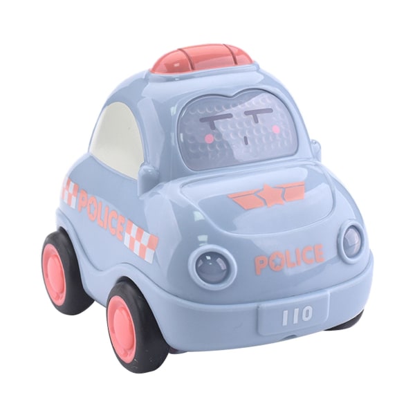 Elektrisk bilmodell leksaksfordon tecknad bil leksak med tröghetskraft 10