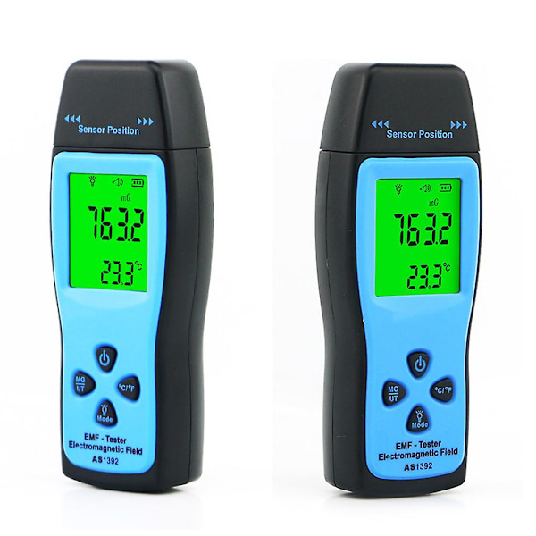 As1392 Emf-mätare Lcd-strålningsdosimeter Mini Emf-testare Elektro