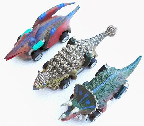 Dinosaurusautot Vetoauton (3 kpl) - Paketti B -