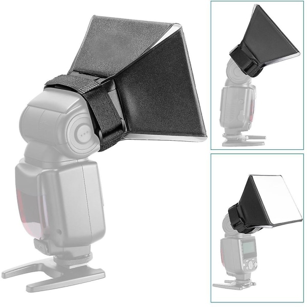 Mini Speed ​​Light Portable Photography Flash Softbox Diffuser 10x13cm