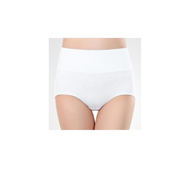 Trosor med hög midja (5-pack) Vit Vit S