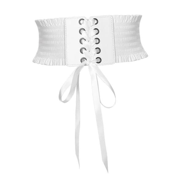 Dame Lace Up For Cinch Belte Elastisk midjebelte Korsettkjole