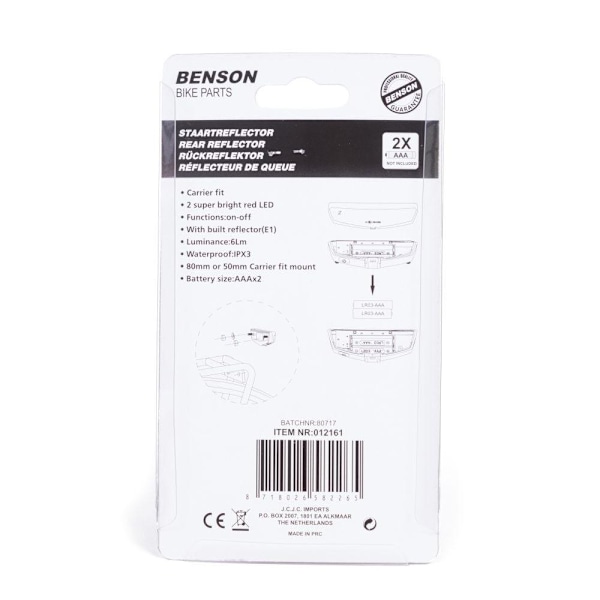Baklyse Cykel / Baklampa – LED Multicolor multifärg
