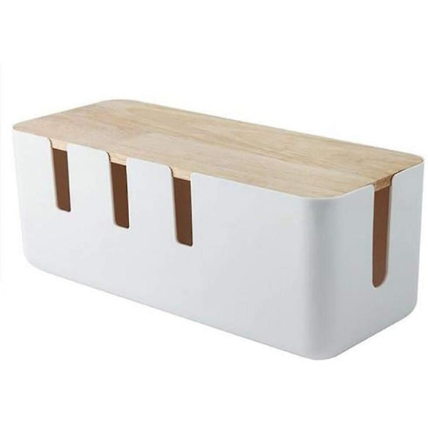 Cable Tidy Box Stor för förvaring Förlängningskabel, hantering