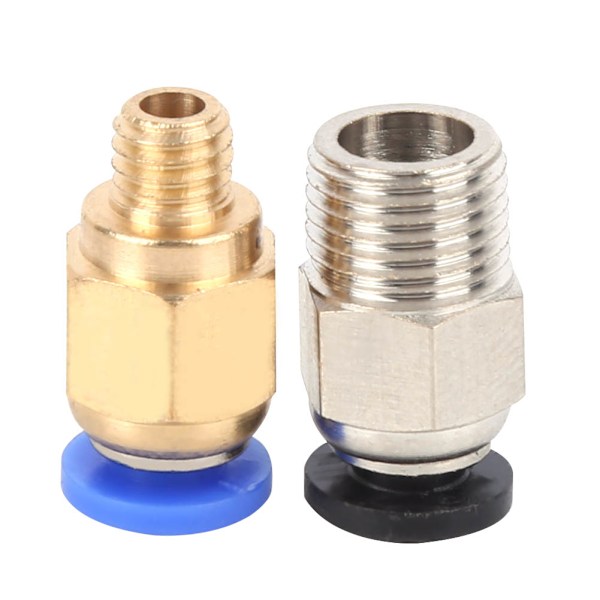 20 stk. Pneumatiske Koblinger Lige Push Connect til Bowden Ex 3D-printer PC4‑M10/PC4‑M6
