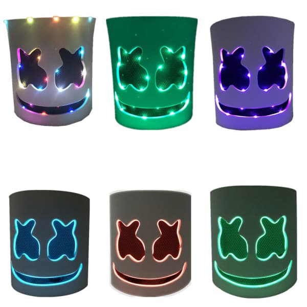 Marshmello DJ-naamio Halloween Cosplay-naamio