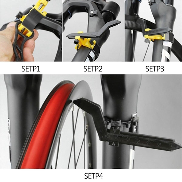 Cykelhjul riktningsställ cykel fälgar justeringsverktyg, cykelhjul