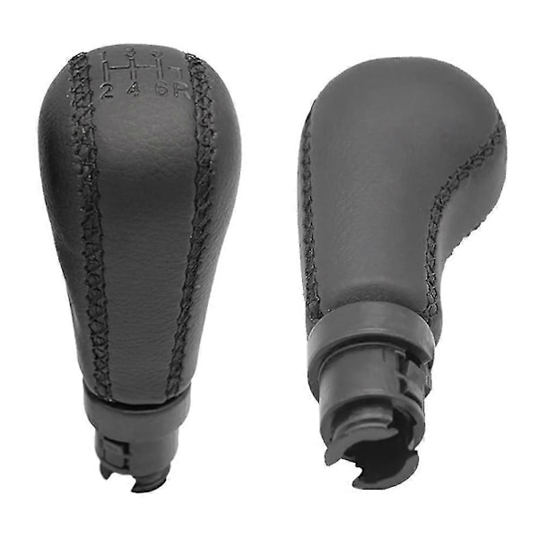 Kompatibel Volvo S60 S80 V70 Xc70 PU Läder Växelspaksknopp Handboll 5-växlad