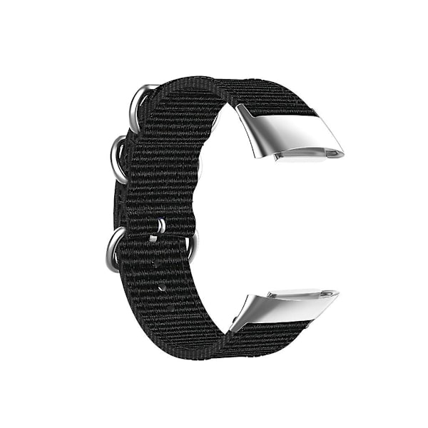 Nylon Armband Rem Svettsäker Bälte Andningsbar Justerbart Band Green Silver connector