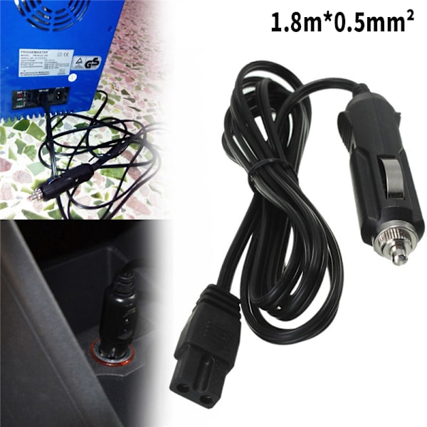 2m 12V DC Ersättning Bilkylare Kylbox Mini Kylskåp 2 Pin Lea