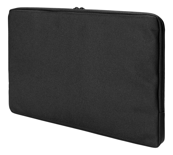 Laptop sleeve, for laptoper opp til 14\", polyester, svart