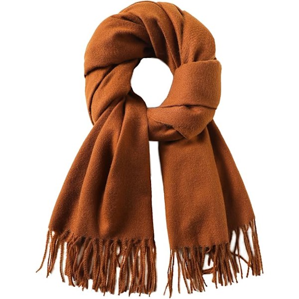 Cashmere Feel Scarfs för kvinnor Lång Frans Scarf Dam Wraps Sjalar Scarves