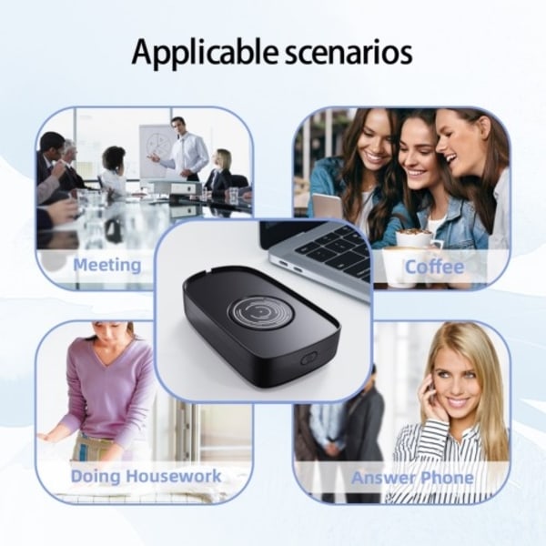 Mouse Jiggler Simulate Mouse Mover håller datorn aktiv trådlös mus Wiggler Black Svart