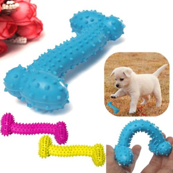 Kæledyrslegetøj, bideresistente ben, hundehvalp, kindtænder, gummibold Pl