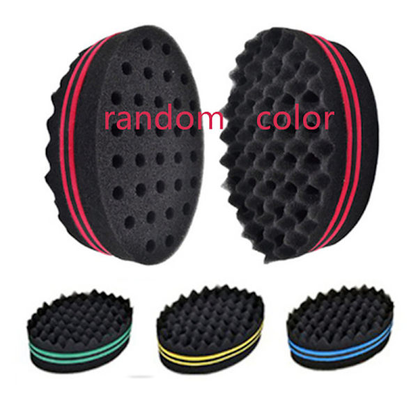 Black Man Hair Braider Twist Sponge Fir Afro Dreadlocks Curl Br Losowy kolor Losowy kolor one size