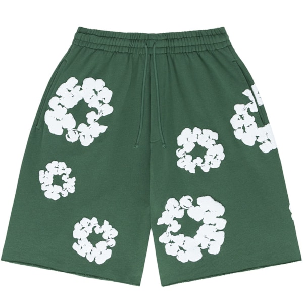 Herr Denim Tears Sommar Kortärmad Klädset Green Green S