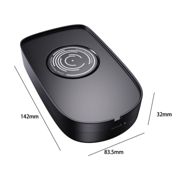 Mouse Jiggler Simulate Mouse Mover håller datorn aktiv trådlös mus Wiggler Black Svart
