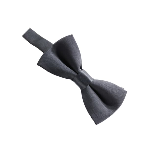 Kompakt og lett smal sløyfe for gutter til bryllup og Dark grey