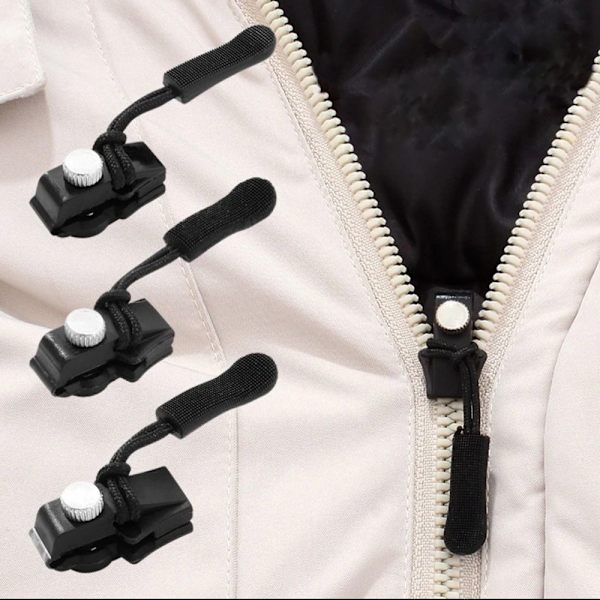 10-pack blixtlåsreparationsset universell omedelbar fix blixtlås ersättning dåligt spänne DIY sömnadsverktyg L