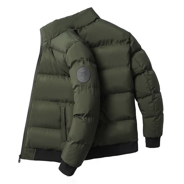 Vinterkappa Herrkappa Bomullskappa Varm Casual Lättviktskappa ArmyGreen ArmyGreen L