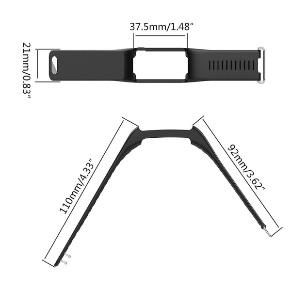 Klockarmband i silikon, vattentåligt och skyddande, för Pol Rock green