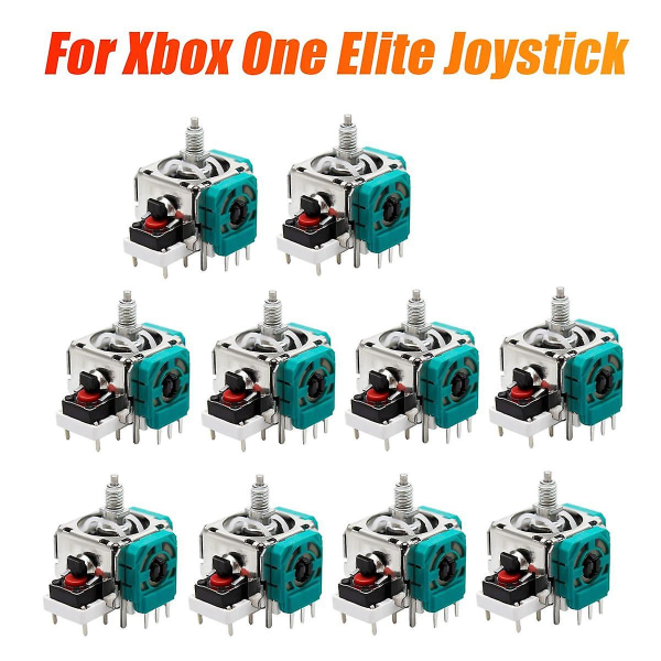 10 st 3d Analog Joystick Stick Modul Rocker För One Elite Game