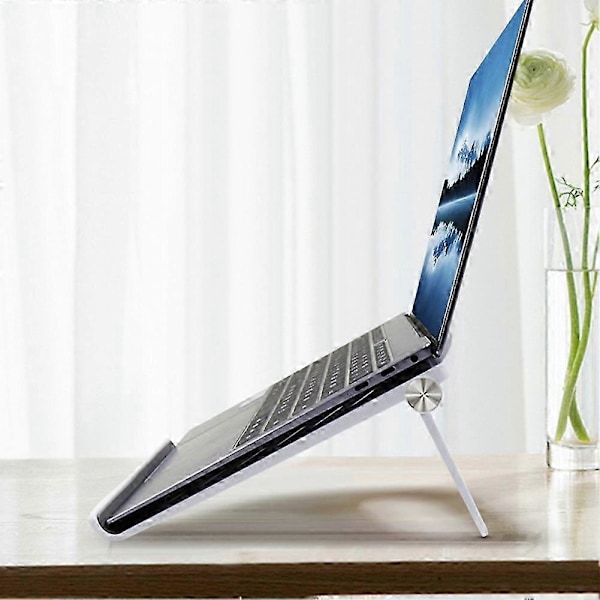 Modern Laptopställ Studier Arbete Värmeavledning Laptopställ Med Justerbar Multi Graders Design Svart