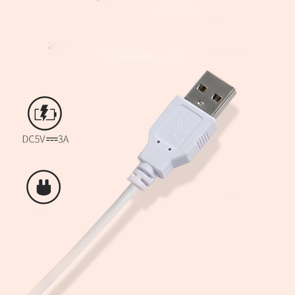 Bærbar elektrisk skotørrer USB, intelligent timer skotørrer med intelligent timer varmlufttørrer DC5V3A-indgang