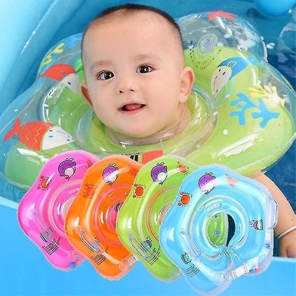 Baby uppblåsbar simring hals simring för nyfödd baby