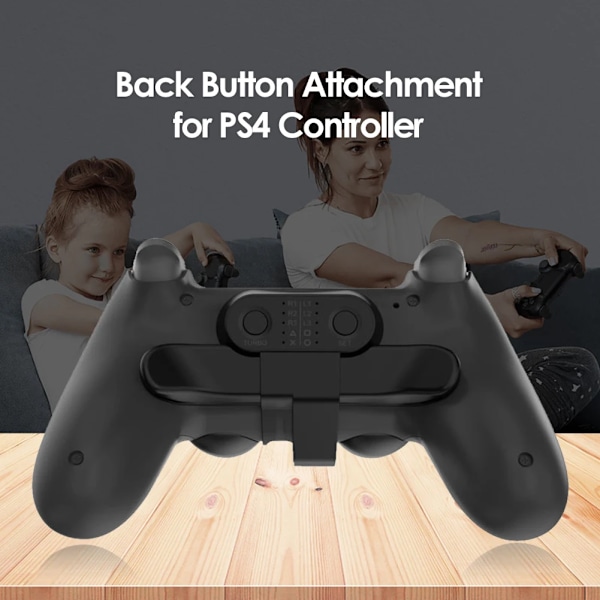 För PS4 Extended Gamepad Back Button Attachment Controller