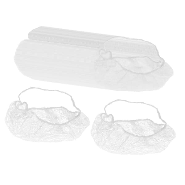 100 kpl Partaverkko Suojaava Partasuoja White elastic